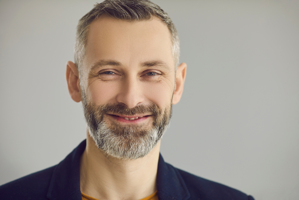 Head,Shot,Of,Happy,Satisfied,Mature,Man.,Portrait,Of,Senior
